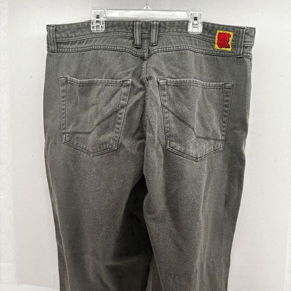 Empyre Relax Loose Fit Skate Jean Denim Pants Green Size 38x29 Wide Leg Baggy - Picture 1 of 10